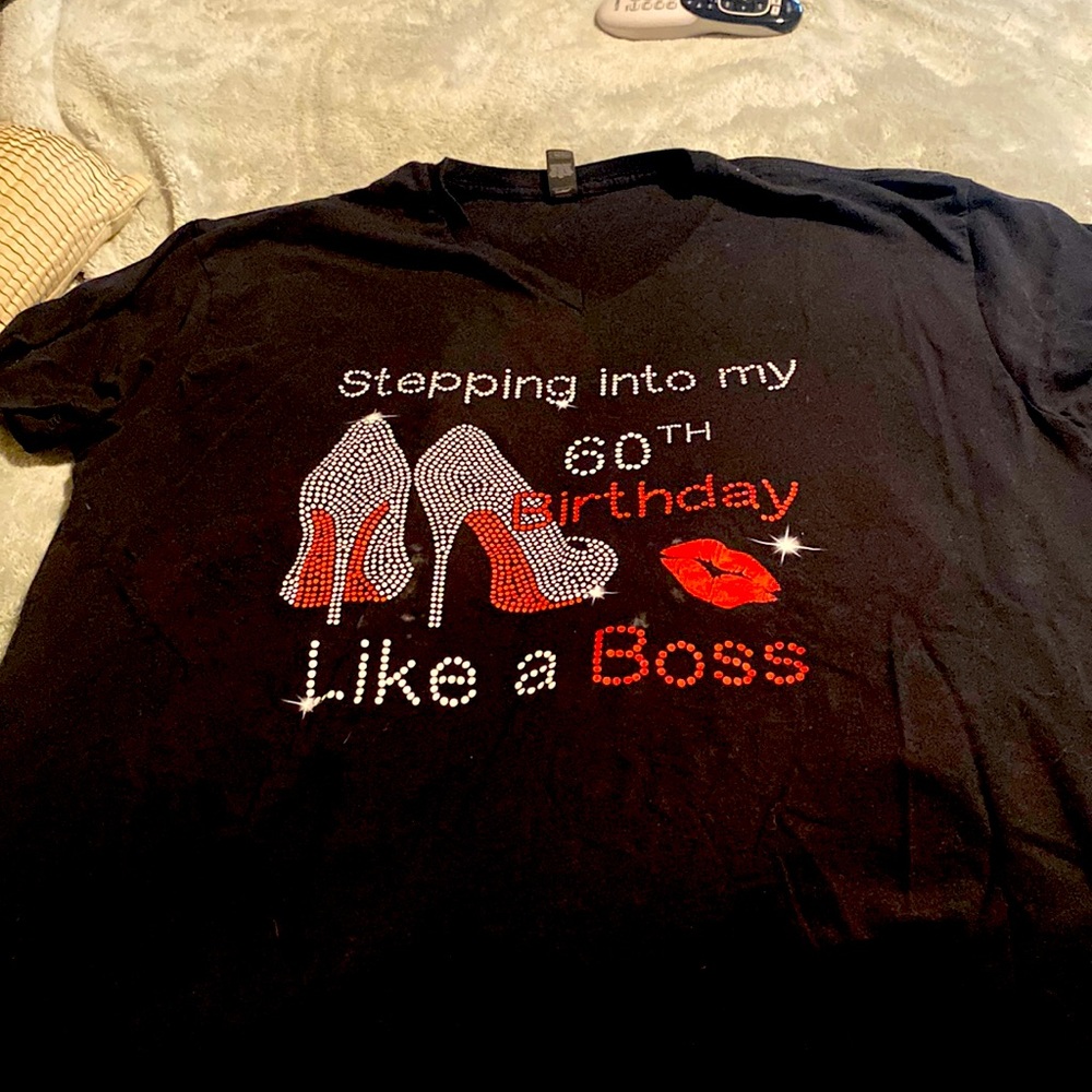 Bedazzled T-Shirt for that special lady turning 60!